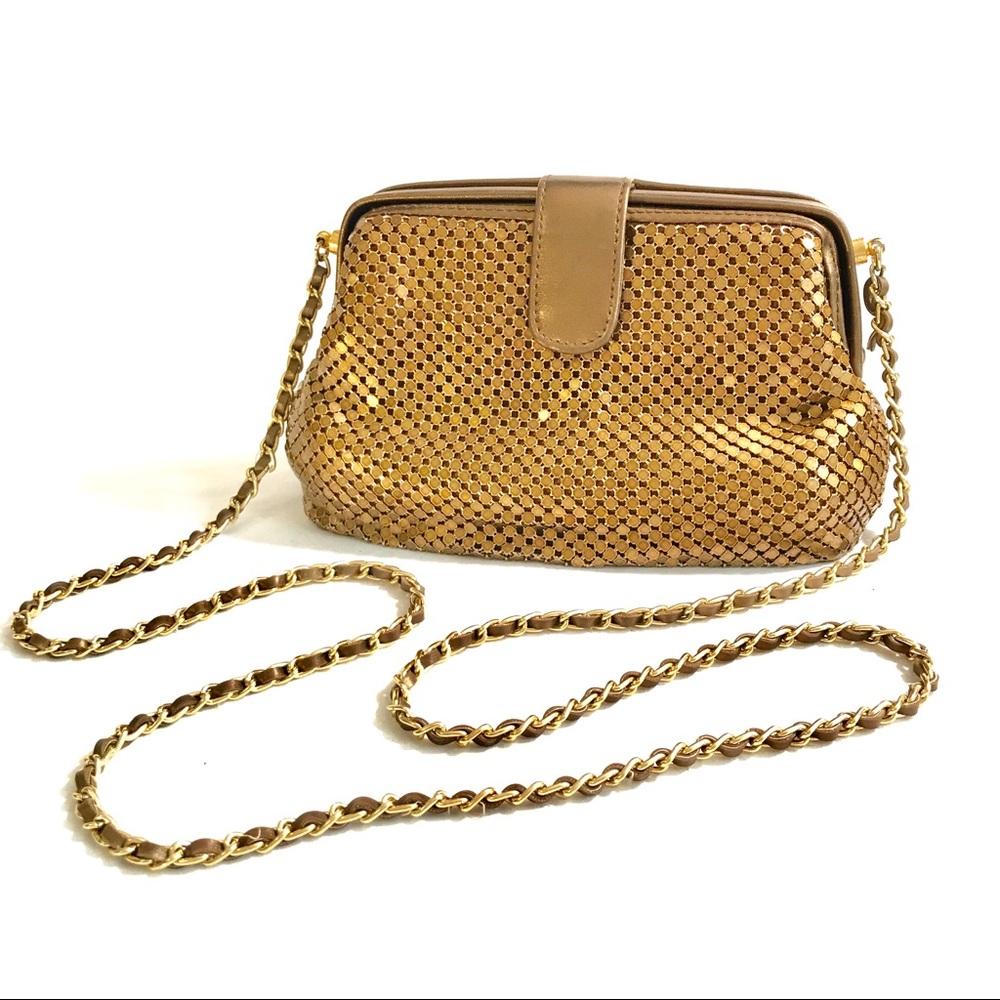 VINTAGE | B.H. SMITH Gold Metal Mesh Party Purse